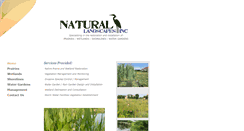 Desktop Screenshot of naturallandscapesinc.com